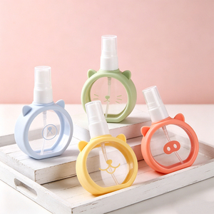 Vente en gros de flacons de parfum pour animaux mignons de 55 ml, vert, bleu, jaune, orange, rechargeables - Product Image 2