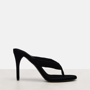 Nuovo Design alla Moda, Logo Personalizzato, Ciabatte Estive Taglia Grande 45, <span class=keywords><strong>Sandali</strong></span> da Donna con Tacco a Spillo in Velluto - Product Image 4