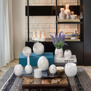 LED in ceramica di pasqua porcellane lampada per la decorazione di festa del giorno dello sciocco per Diwali laurea natale - Product Image 1