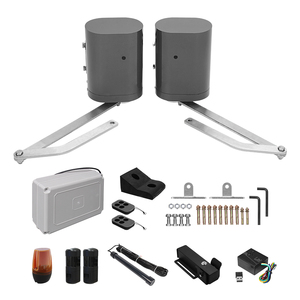 Bi gấp năng lượng mặt trời kép loại Swing cổng Opener Swing cổng nhà khai thác với máy ảnh năng lượng mặt trời hoạt động - Product Image 1