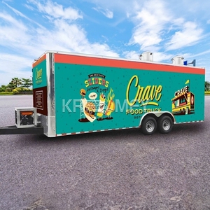 รถขายอาหารเคลื่อนที่แบบรถพ่วง ขายโดนัทและฮอทดอก ปี 2025 - Product Image 1