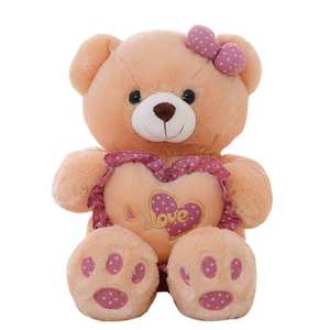<span class=keywords><strong>Peluche</strong></span> Orsacchiotto con <span class=keywords><strong>Cuore</strong></span> per Fidanzata - Product Image 1