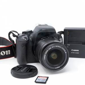 Appareil photo reflex numérique professionnel HFT EOS <span class=keywords><strong>600D</strong></span> + kit objectif 18-55 mm, capteur CMOS, carte SD, vidéo Full HD 1080p, format APS, vente en gros - Product Image 1