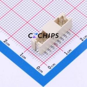 HDGC2001WV-S-8P Wire-to-Board Pin Header SMD,P=2mm Connector 1x8P 2mm Vertical Mount PH - Product Image 1