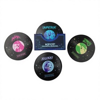 Sous-verres en liège K-pop Demon Hunters, non toxiques, pour la maison, le bureau, l'école, les affaires, les cadeaux, la cuisine, diamètre >600mm, épaisseur 2mm