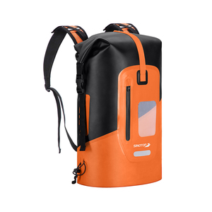 30L <strong>PVC</strong> Roll <strong>Top</strong> Foldable Backpack Waterproof Dry Bag for Sport Climbing Running Casual Outdoor Activities Drybag Backpack - Product Image 1