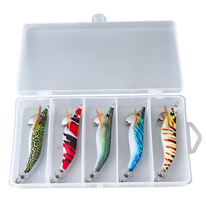 Palmer 9cm 7g Luminous <strong>Squid</strong> <strong>Jig</strong> Lures Wood Shrimp <strong>Squid</strong> Fishing Lure Saltwater Fishing Bait Glow <strong>Squid</strong> <strong>Jig</strong> - Product Image 6