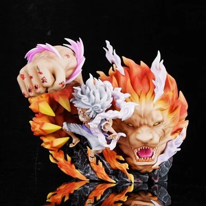 Figurine de collection Luffy <span class=keywords><strong>Nika</strong></span> Pirate Anime WCF de 17 cm, couleur chair, yeux lumineux, batterie lithium-ion, pour les fans - Product Image 3
