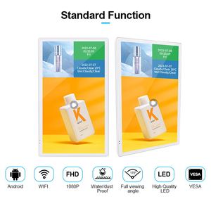 Écran d'affichage numérique LCD pour ascenseur Android ultra-fin mural de 22 pouces - Product Image 2