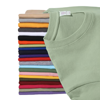 Fashion rendah Oem 100% katun nyaman warna desain kustom kaos oblong polos katun cetak pria