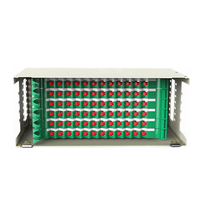 Vente flash : Cadre de distribution optique à fibre optique à montage en rack 19 pouces, 12/24/48/72/96/144 ports ODF SC/FC/LC/ST