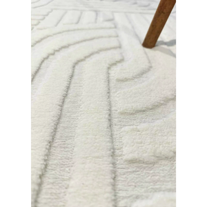 Alfombra Moderna con Relieve, de Pelo Largo, Antideslizante, para Sala de Estar o Dormitorio, Lavable y Personalizable, Proveedor OEM - Product Image 2