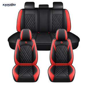 Set Completo di <span class=keywords><strong>Coprisedili</strong></span> in Pelle di Lusso <span class=keywords><strong>per</strong></span> Auto, Resistenti ai Graffi, Ordini all'Ingrosso Accettati, Logo Personalizzabile - Product Image 1