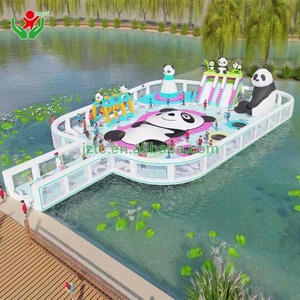 Hermético Popular flor azul inflable flotante <span class=keywords><strong>parque</strong></span> acuático inflable forma <span class=keywords><strong>de</strong></span> flor flotante castillo hinchable <span class=keywords><strong>parque</strong></span> acuático para niños - Product Image 6