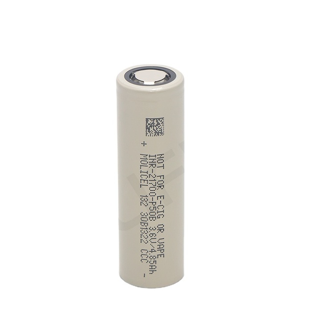 Molicel P50b -40℃ Low Temperature 60a Discharge Inr21700-p50b 3.6v 5000mAh Cylindrical Lithium Ion Batteries 21700 P50b