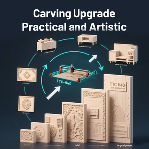 HY-6040 500W Mach3 USB 5 trục CNC Router Tự làm máy tiện với độ chính xác 0.05mm và bảo hành 1 năm - Product Image 3