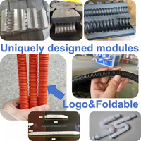 Tubería Corrugada de Polipropileno (PP) Personalizable, Tipo Vacío, Encogible, para Protección de Cables y Equipos Eléctricos