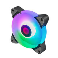 Vente en gros UFO 4pin automatique RGB lumières 6pin contrôle externe boîtier d'ordinateur ventilateurs de refroidissement par air 12cm