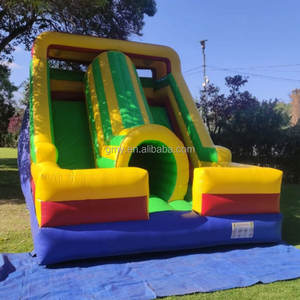 Toboggan aquatique gonflable commercial en PVC Acutico 22, double piste avec souffleur, à <span class=keywords><strong>vendre</strong></span> - Product Image 3