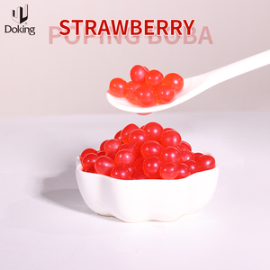 Série de billes explosives à la fraise, popping boba <span class=keywords><strong>pour</strong></span> <span class=keywords><strong>bubble</strong></span> <span class=keywords><strong>tea</strong></span> avec emballage en boîte, additifs sucrés 1,25 kg - Product Image 3