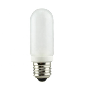 Lampe halogène <span class=keywords><strong>JDD</strong></span>, verre clair givré, 50W 75W 100W 150W 200W 250W AC220-240V <span class=keywords><strong>E27</strong></span>, base en laiton plaqué nickel, ampoule halogène <span class=keywords><strong>JDD</strong></span> - Product Image 2