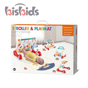 Neuer 4-in-1 Spielzeug-Babywalker <span class=keywords><strong>Baby</strong></span>-Gym Musikalisches Keyboard-Klavier Weiche Spielmatten Kinder-Teppich Spielmatte - Product Image 6