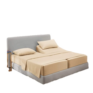 Bộ Ga Trải Giường SK Với 2 Ga Được Trang Bị, Ga Trải Giường, Vỏ Gối Deep Pocket <span class=keywords><strong>Split</strong></span> <span class=keywords><strong>King</strong></span> Sheets - Product Image 1