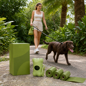 Bolsas para excremento de perro de PE duraderas, sin perfume, resistentes a desgarros, de fábrica OEM ODM, para tiendas de mascotas y venta al por menor, con empaque personalizado. - Product Image 3