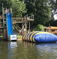 Prix Réduit : Blob Gonflable Aquatique pour Sauts, Coussin Gonflable de Saut, Airbag de Saut pour Activités Aquatiques, Jouets de Sport et de Divertissement en Plein Air