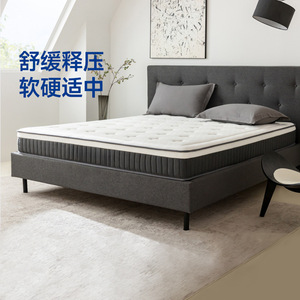 Colchón híbrido de espuma viscoelástica de 22 cm, firmeza media, soporte ortopédico para uso en el hogar, dormitorio u hotel. - Product Image 2