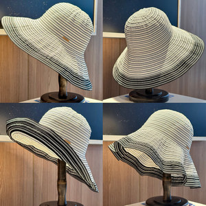 Chapeau de soleil à large bord pour femmes, pliable, polyvalent et élégant, chapeau de pêcheur pour la protection solaire - Product Image 3
