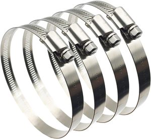 <span class=keywords><strong>C</strong></span>ó thể điều chỉnh 304 ống thép không gỉ kẹp ống dẫn không khí kẹp Worm Drive Hose kẹp - Product Image 1