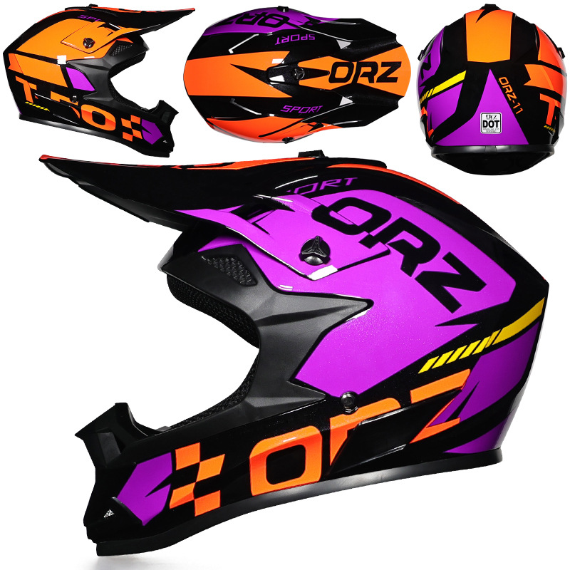 Piste de course noire et violette