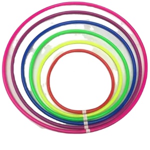 Plastic Ring Yoga <strong>Hoops</strong> for Kids <strong>Weighted</strong> <strong>Hoops</strong> Detachable Portable Sports Exercise Fitness - Product Image 4