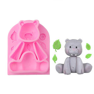 Sugarcraft Cake Decoration 6-count Altura Jungle Animals <span class=keywords><strong>Fondant</strong></span> Moldes <span class=keywords><strong>de</strong></span> silicona - Product Image 4