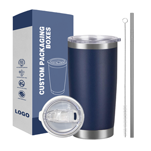 Factory Price Customized logo 20oz Stainless Steel Tumbler <b>Double</b> <b>Wall</b> Insulated Vacuum Stainless Steel Coffee Tumbler with Lid - Product Image 1