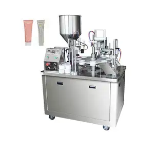 Factory direct supply lotion soft alu tube filling and sealing machine cosmetic cream tube filling sealing machine