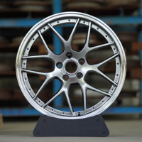 Jantes forgées EC-7RS argentées 17 18 19 20 pouces 5x120 5x114.3 5x112 pour BMW M3 M4 Toyota Supra Nissan 370Z Tesla Model 3