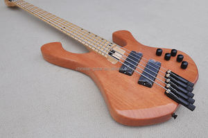 Guitare électrique sans tête Flyoung, <span class=keywords><strong>5</strong></span> <span class=keywords><strong>cordes</strong></span>, basses électriques, instrument à <span class=keywords><strong>cordes</strong></span>, corps en acajou - Product Image 4