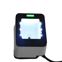 Escáner de Código de Barras para Supermercado, Lector de Códigos QR 2D USB de Escritorio para Pagos, HS-2001D