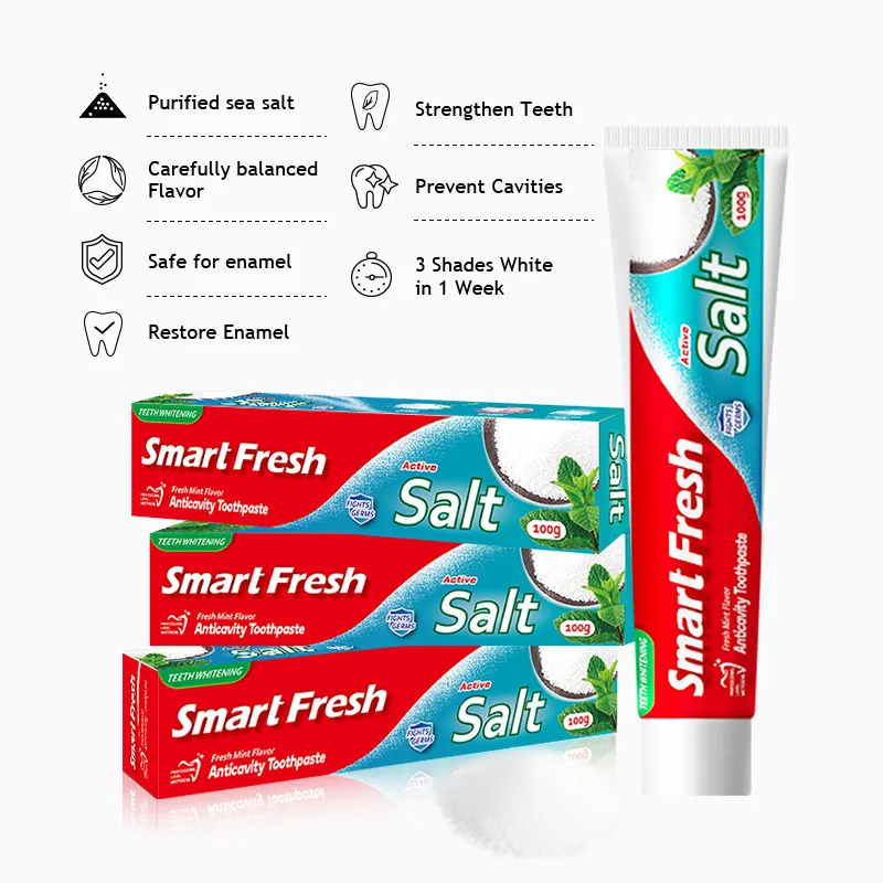 Sea Salt Essence Toothpaste for Sensitive Gums Bleeding Gum Oral Odor 100g Support OEM/ODM customization
