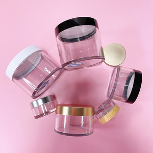 Bán buôn rỗng cơ thể chà Kem lọ 1oz 8oz 6oz 4oz 10oz nhựa mờ bao bì mỹ phẩm mờ <span class=keywords><strong>Jar</strong></span> với Matte nắp màu trắng - Product Image 6