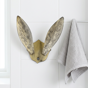 AK Brass Leaf Design Wall <b>Hook</b> Brass Finished <b>Decorative</b> Towel <b>Hook</b> <b>Coat</b> Hanger Wall Hanger Home Decor Hardware - Product Image 4