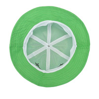 Chapeau de pêcheur avec oreilles et grenouille Chapeau de pêcheur Panama Dessin animé pour enfant Parents Chapeau de plage de randonnée en plein air Animal mignon drôle