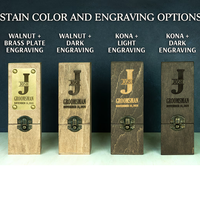 Boîte à vin en bois rustique vintage marron, porte-bouteille unique avec fermoir et sangles, pour mariage, anniversaire, rangement