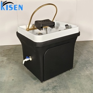 Fauteuil de lavage capillaire professionnel Kisen sur mesure, avec circulation d'eau pour spa capillaire, lit de massage thaïlandais pour shampoing - Product Image 1