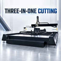 Machine de découpe laser à fibre 3-en-1 haute performance pour plaques d'acier, tubes et poutres en H