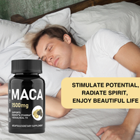 Capsules OEM d'extrait de racine de maca Boosters d'énergie pour la santé des hommes et pilules d'amélioration masculine pour adultes utilisés dans la santé reproductive