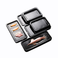 Plateau sous vide en plastique en gros pour steak, bœuf, viande fraîche, poulet congelé, plateau alimentaire en plastique jetable pour supermarché