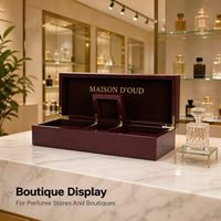 Boîte à montres et bijoux en laque, étui de rangement en bois doublé de velours avec charnières dorées pour chambre à coucher, boutique, cadeau